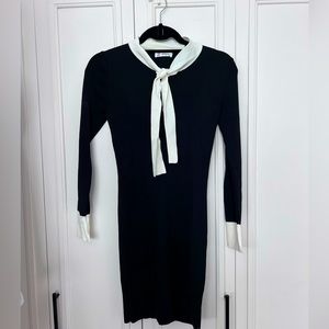 NWT Elegant black and white dress